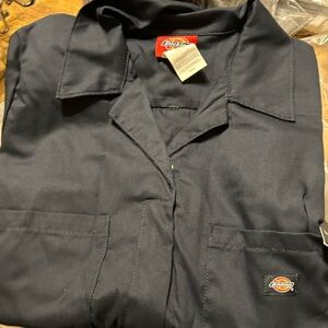 Dickies Temp-iQ Short Sleeve Coverall in Navy